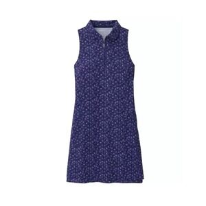 NWT PETER MILLAR UPF50 Carner Tossed Paisley Sleeveless‎ Sport GolfDress L $160